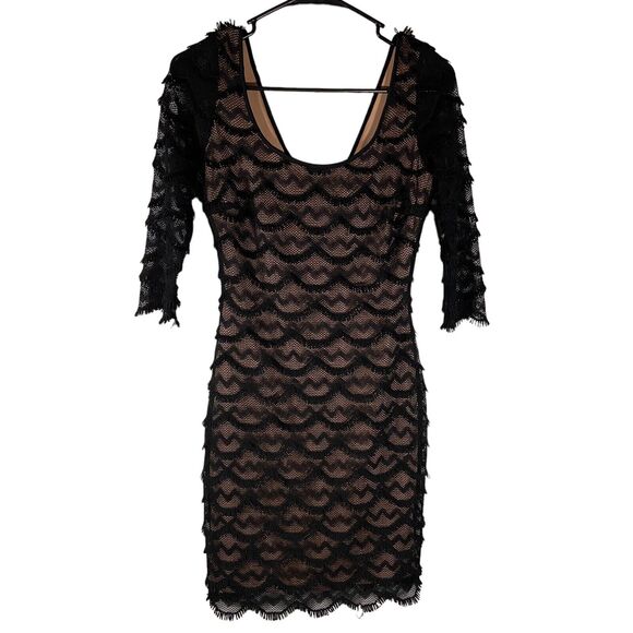 Guess Los Angeles Women Dress Size 0 Black Cocktail‎ Party Pencil Formal Career - Picture 1 of 11
